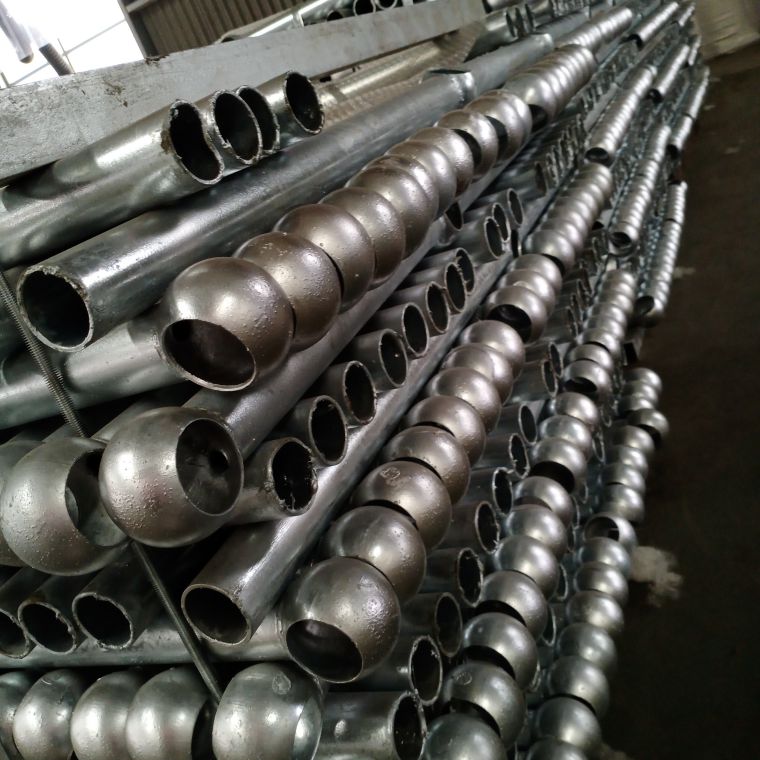 熱浸鋅球接欄桿