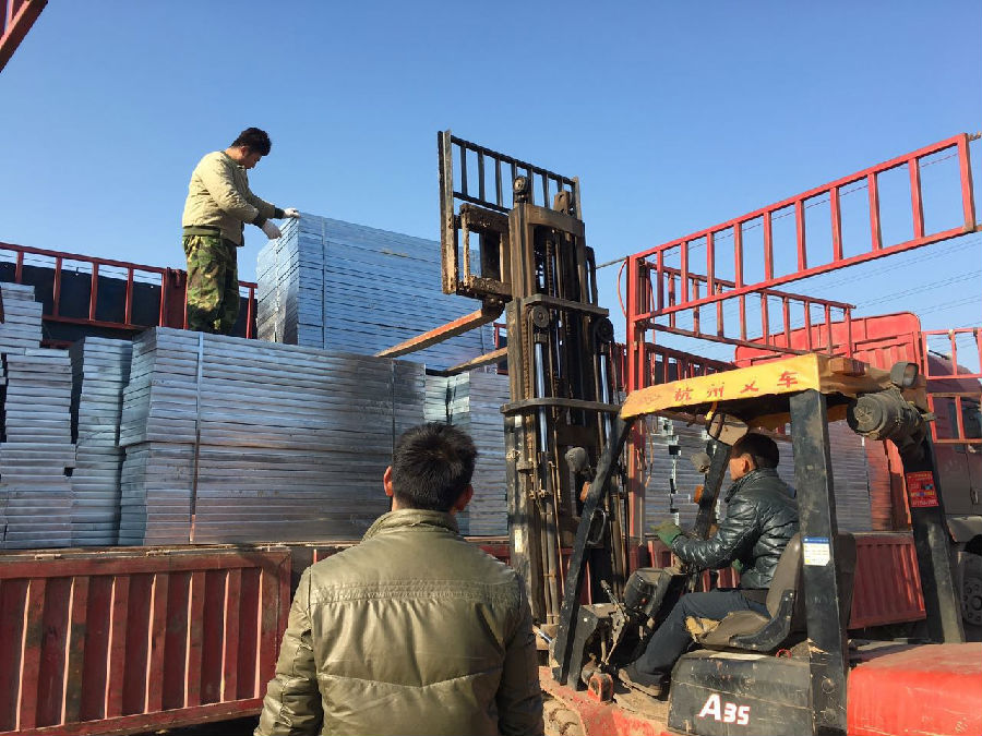 熱鍍鋅鋼格板踏步 熱鍍鋅鋼格板踏步