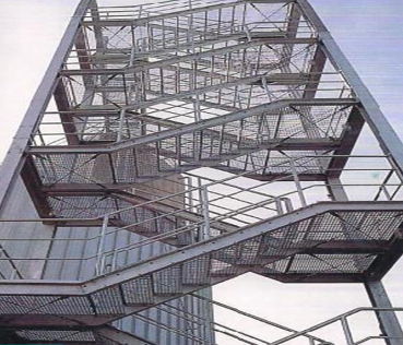 Q235格柵板平臺踏步 Q235格柵板平臺踏步